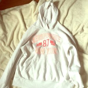 Aeropostale hoodie with pink lettering.